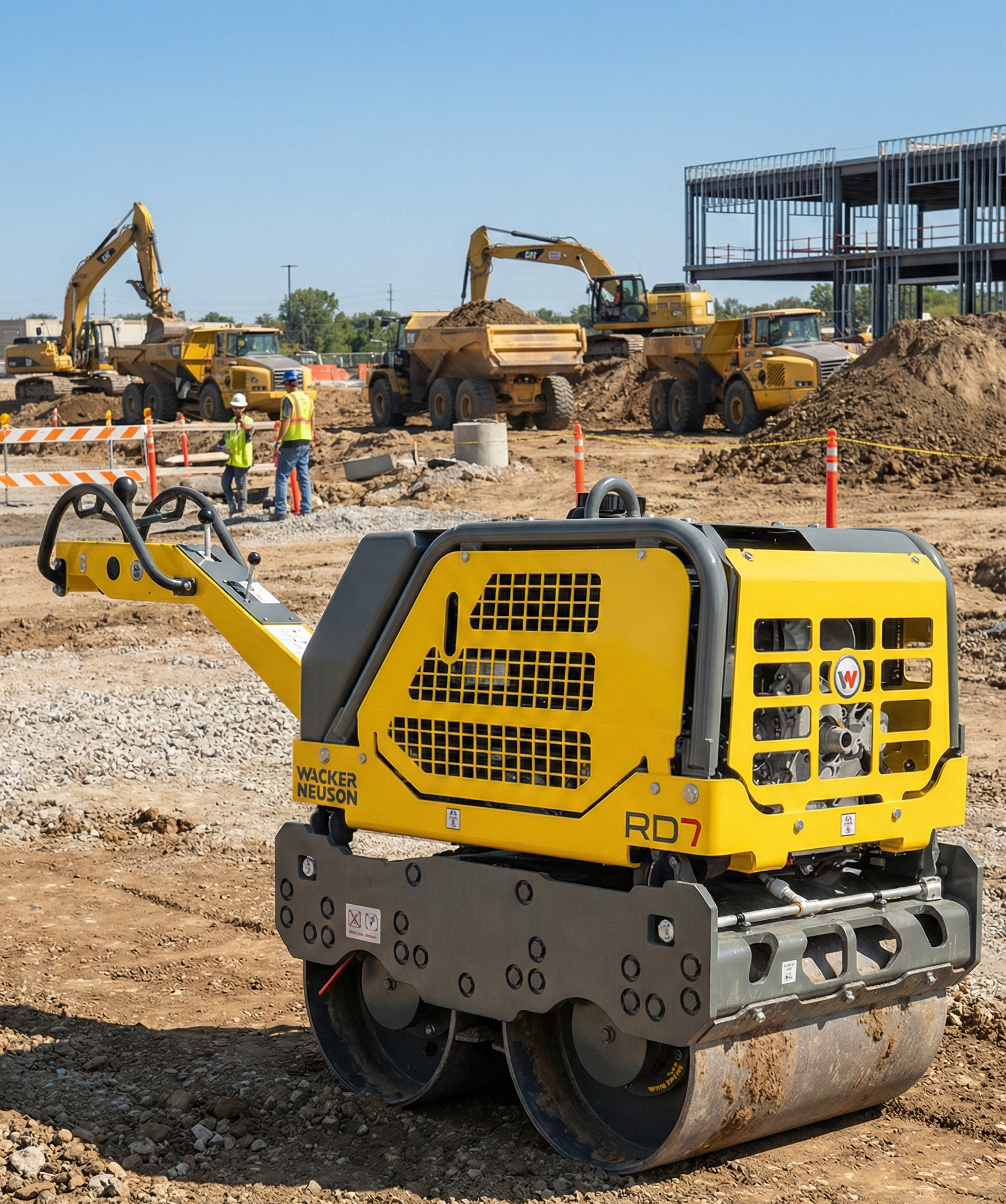 Rodillo Compactador, Wacker Neuson RD7